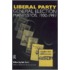 Liberal Party General Election Manifestos, 1900-1997