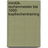 Minilük. Rechenmeister Bis 1000: Kopfrechentraining door Michael Junga