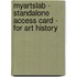 Myartslab - Standalone Access Card - For Art History