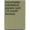 Mycomplab - Standalone Access Card (12-Month Access) door Palmira Longman