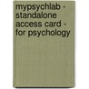 Mypsychlab - Standalone Access Card - For Psychology by Steven J. Lynn
