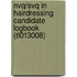 Nvq/Svq In Hairdressing Candidate Logbook (Tl013008)