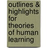 Outlines & Highlights For Theories Of Human Learning door Cram101 Textbook Reviews