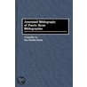 Annotated Bibliography of Puerto Rican Bibliographies by Fay Fowlie-Flores
