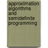 Approximation Algorithms And Semidefinite Programming