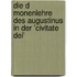 Die D Monenlehre Des Augustinus In Der 'Civitate Dei'