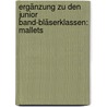 Ergänzung zu den Junior Band-Bläserklassen: Mallets door Norbert Engelmann