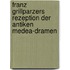 Franz Grillparzers Rezeption Der Antiken Medea-Dramen