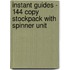 Instant Guides - 144 Copy Stockpack With Spinner Unit