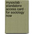 Mysoclab - Standalone Access Card - For Sociology Now