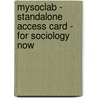 Mysoclab - Standalone Access Card - For Sociology Now door Michael S. Kimmel