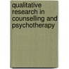 Qualitative Research In Counselling And Psychotherapy door John Mcleod