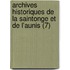Archives Historiques De La Saintonge Et De L'Aunis (7)