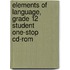 Elements of Language, Grade 12 Student One-stop Cd-rom