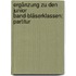 Ergänzung zu den Junior Band-Bläserklassen: Partitur