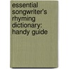 Essential Songwriter's Rhyming Dictionary: Handy Guide by Kevin M. Mitchell