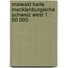 Maiwald Karte Mecklenburgische Schweiz West 1 : 50 000 door Detlef Maiwald