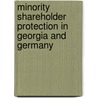 Minority Shareholder Protection In Georgia And Germany by Tamar Kvintradze