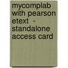Mycomplab With Pearson Etext  - Standalone Access Card door Thomas Huckin