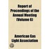 Report Of Proceedings Of The Annual Meeting (Volume 6)