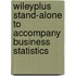 Wileyplus Stand-Alone To Accompany Business Statistics