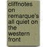 CliffNotes on Remarque's All Quiet on the Western Front