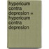 Hypericum Contra Depresion = Hypericum Contra Depresion