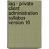Iaq - Private Client Administration Syllabus Version 10