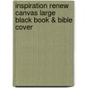 Inspiration Renew Canvas Large Black Book & Bible Cover by Zondervan Publishing House