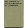Mini-Portfolios Im Mathematikunterricht Der Grundschule by Jutta Mahlke