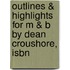 Outlines & Highlights For M & B By Dean Croushore, Isbn