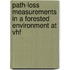 Path-Loss Measurements In A Forested Environment At Vhf