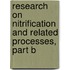 Research On Nitrification And Related Processes, Part B