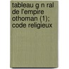 Tableau G N Ral De L'Empire Othoman (1); Code Religieux door Ignatius Mouradgea D'Ohsson