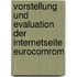 Vorstellung Und Evaluation Der Internetseite Eurocomrom