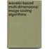 Wavelet Based Multi-Dimensional Image Coding Algorithms