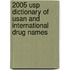 2005 Usp Dictionary Of Usan And International Drug Names