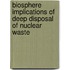 Biosphere Implications Of Deep Disposal Of Nuclear Waste