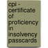 Cpi - Certificate Of Proficiency In Insolvency Passcards