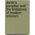Dante's Paradiso And The Limitations Of Modern Criticism