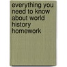 Everything You Need to Know about World History Homework by Kate Kelly