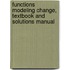 Functions Modeling Change, Textbook and Solutions Manual