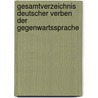 Gesamtverzeichnis deutscher Verben der Gegenwartssprache by Erich Mater