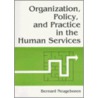 Organization, Policy, And Practice In The Human Services door Simon Slavin