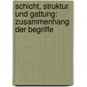 Schicht, Struktur Und Gattung: Zusammenhang Der Begriffe door Wolfgang Ruttkowski