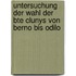 Untersuchung Der Wahl Der Bte Clunys Von Berno Bis Odilo