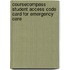 Coursecompass Student Access Code Card For Emergency Care