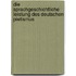 Die Sprachgeschichtliche Leistung Des Deutschen Pietismus