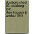 Duisburg Sheet 03. Duisburg (S): Rheinhausen & Wedau 1944