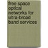 Free Space Optical Networks For Ultra-Broad Band Services